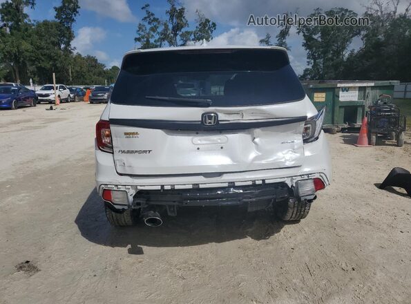 5FNYF7H26MB002987 2021 HONDA PASSPORT Белый Вид сзади