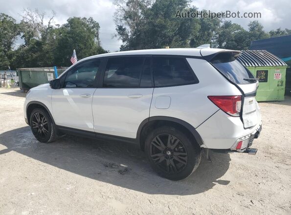 5FNYF7H26MB002987 2021 HONDA PASSPORT Белый Задняя левая четверть