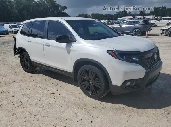 5FNYF7H26MB002987 2021 HONDA PASSPORT Белый Передняя правая четверть