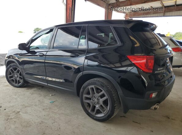 5FNYF7H50NB005377 2022 HONDA PASSPORT Black Trasero izquierdo