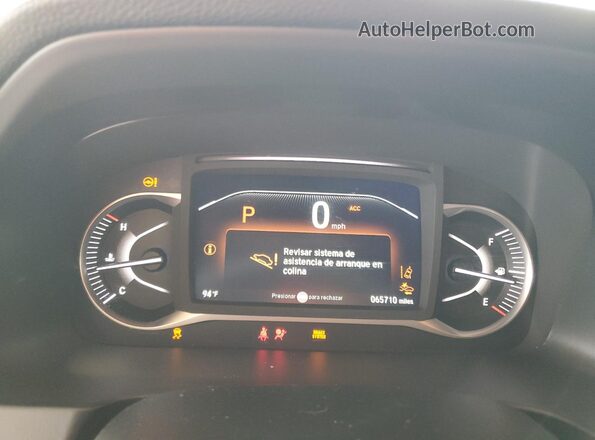 5FNYF7H50NB005377 2022 HONDA PASSPORT Black Vista del cuadro de instrumentos