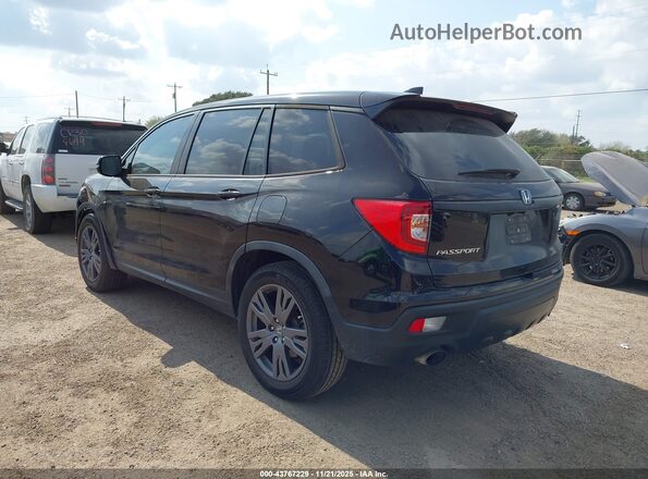5FNYF7H52LB005703 2020 HONDA PASSPORT Black Trasero izquierdo