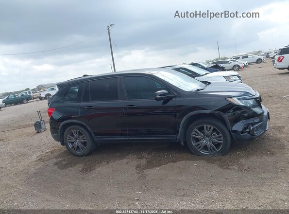 5FNYF7H52MB013916 2021 HONDA PASSPORT Черный Вид задней части салона