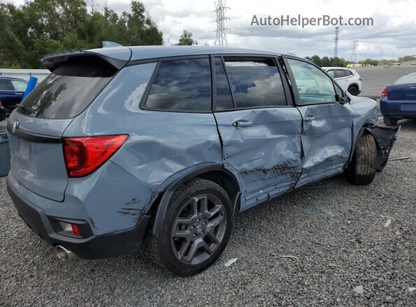 5FNYF7H58NB006552 2022 HONDA PASSPORT Teal Հետևի աջ