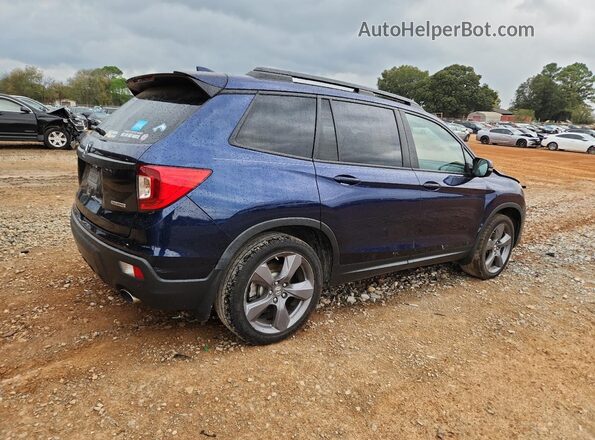 5FNYF7H91KB008349 2019 HONDA PASSPORT Blue Հետևի աջ