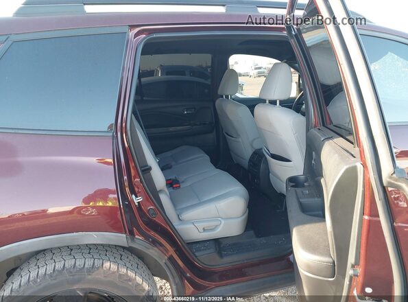 5FNYF8H00MB019949 2021 HONDA PASSPORT Темно-бордовый Вид наклейки с VIN-кодом