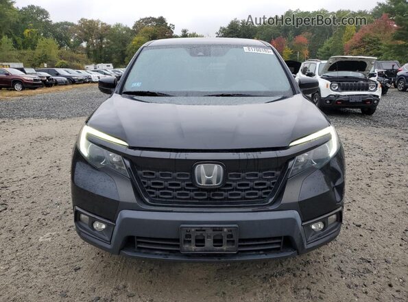 5FNYF8H20KB007606 2019 HONDA PASSPORT Черный Вид спереди
