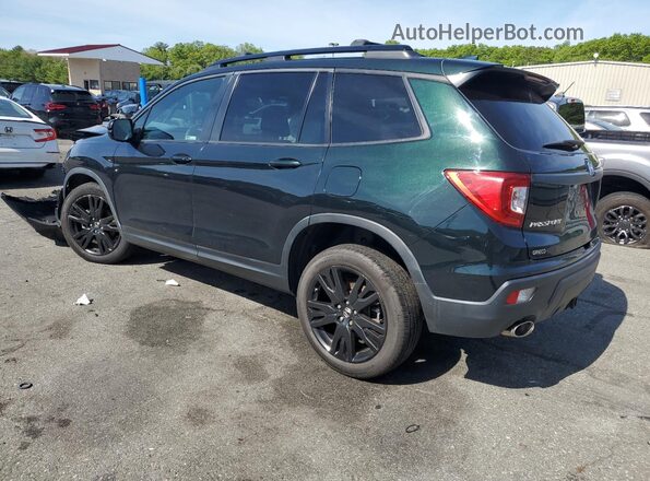 5FNYF8H21KB017366 2019 HONDA PASSPORT Green Tył lewy