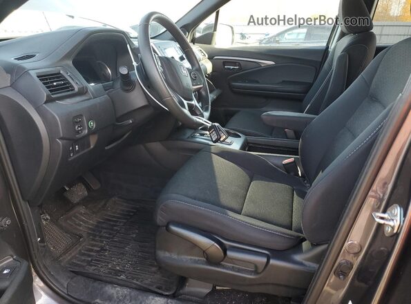 5FNYF8H23KB006594 2019 HONDA PASSPORT Серый Вид салона спереди