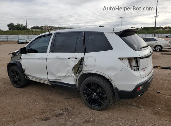 5FNYF8H25MB001089 2021 HONDA PASSPORT White Trasero izquierdo
