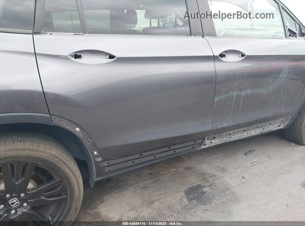 5FNYF8H28KB021530 2019 HONDA PASSPORT Gray Vista frontal