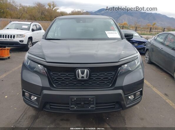5FNYF8H28KB021530 2019 HONDA PASSPORT Gray Vista interior trasera