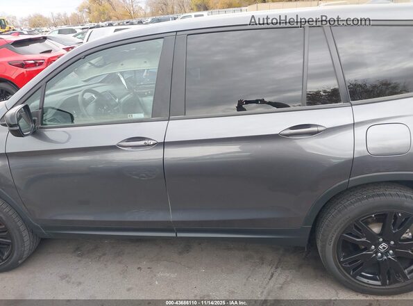 5FNYF8H28KB021530 2019 HONDA PASSPORT Gray 