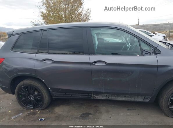 5FNYF8H28KB021530 2019 HONDA PASSPORT Gray Vista interior de 360 grados
