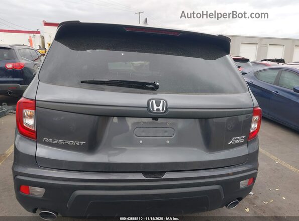 5FNYF8H28KB021530 2019 HONDA PASSPORT Gray 