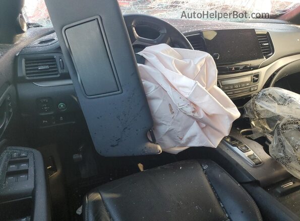 5FNYF8H50NB030849 2022 HONDA PASSPORT Burgundy Dashboard view