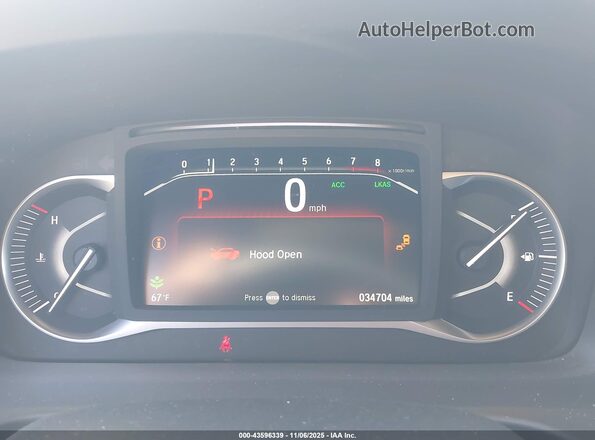 5FNYF8H51PB025596 2023 HONDA PASSPORT Gray უკანა სავარძლების ხედი