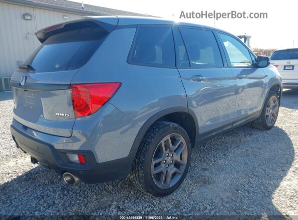 5FNYF8H51PB025596 2023 HONDA PASSPORT Gray უკანა მარჯვენა