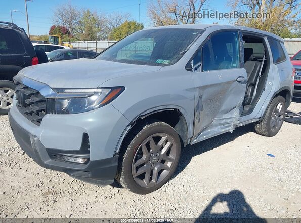 5FNYF8H51PB025596 2023 HONDA PASSPORT Gray წინა მარცხენა ხედი სამი მეოთხედიდან