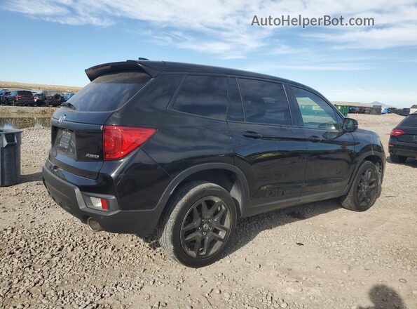 5FNYF8H52NB030478 2022 HONDA PASSPORT Black უკანა მარჯვენა