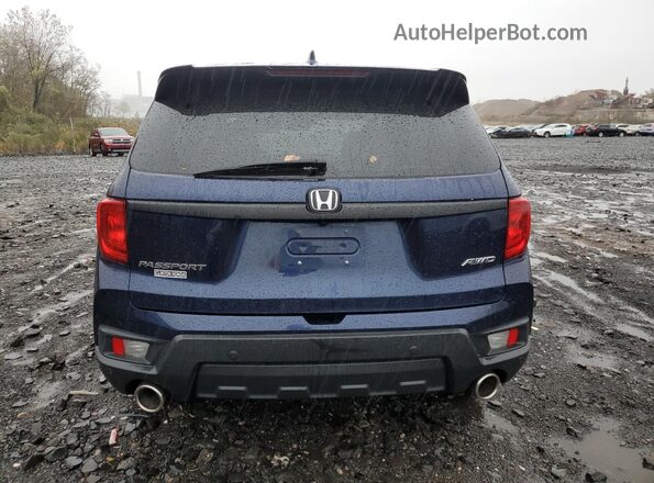 5FNYF8H52PB041791 2023 HONDA PASSPORT Синий Вид сзади