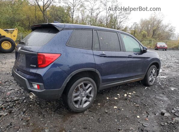 5FNYF8H52PB041791 2023 HONDA PASSPORT Синий Задняя правая четверть