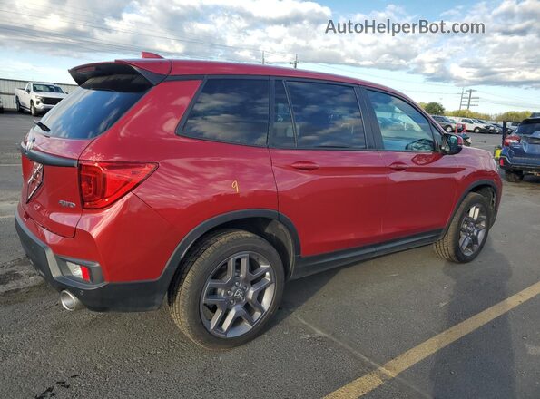 5FNYF8H53PB008623 2023 HONDA PASSPORT Red Trasero derecho