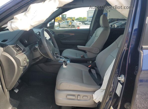 5FNYF8H55PB041767 2023 HONDA PASSPORT Blue Vista interior delantera