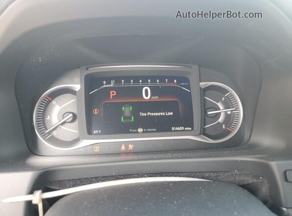 5FNYF8H55PB041767 2023 HONDA PASSPORT Blue Vista del cuadro de instrumentos