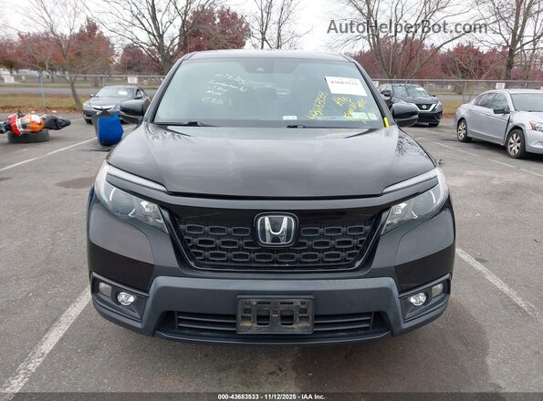 5FNYF8H56KB023027 2019 HONDA PASSPORT Black Вид щитка приладів