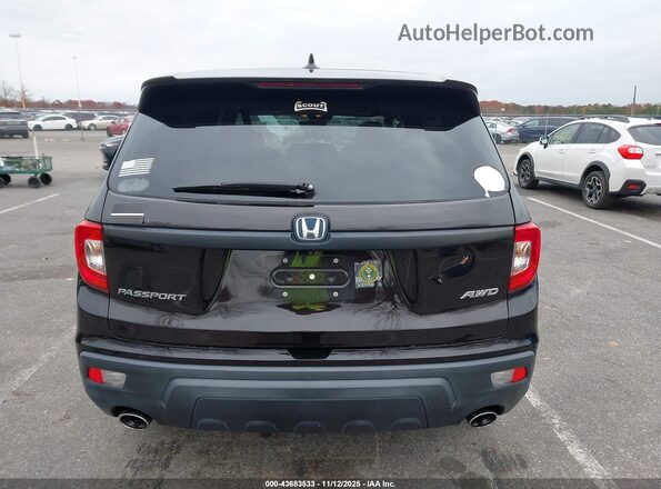 5FNYF8H56KB023027 2019 HONDA PASSPORT Black 