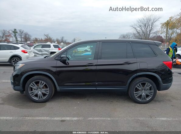 5FNYF8H56KB023027 2019 HONDA PASSPORT Black Панорамний вид салону 360°