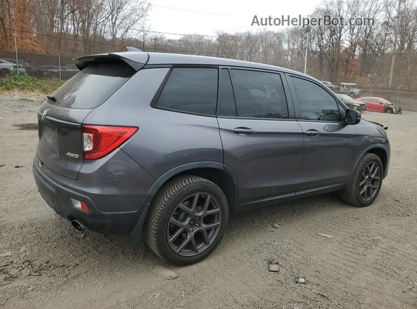5FNYF8H58LB008398 2020 HONDA PASSPORT Gray Rear right