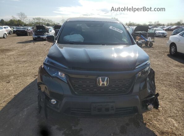 5FNYF8H59MB032923 2021 HONDA PASSPORT Black Widok z przodu