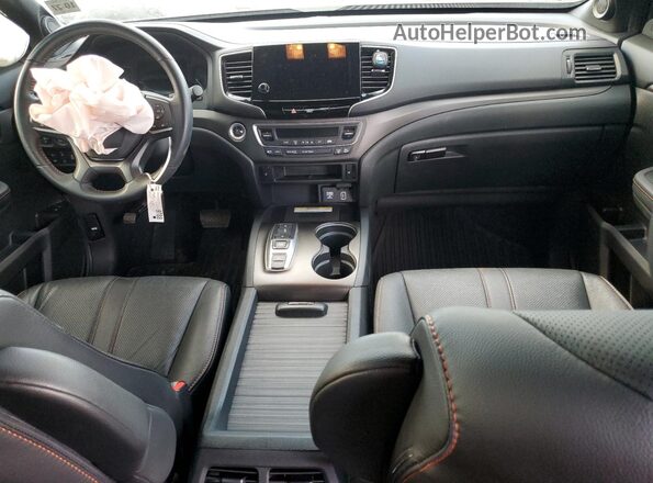 5FNYF8H62NB025483 2022 HONDA PASSPORT Gray Widok deski rozdzielczej