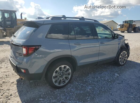 5FNYF8H8XRB022967 2024 HONDA PASSPORT Синий Задняя правая четверть