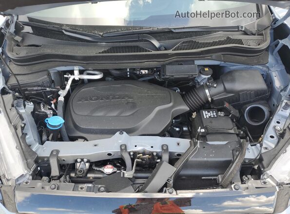 5FNYF8H8XRB022967 2024 HONDA PASSPORT Синий Вид подкапотного пространства