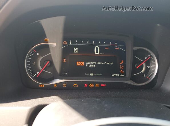 5FNYF8H8XRB022967 2024 HONDA PASSPORT Синий Вид щитка приборов