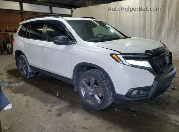 5FNYF8H99KB027639 2019 HONDA PASSPORT White Front right