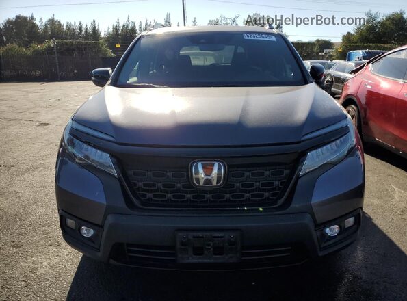 5FNYF8H99MB009158 2021 HONDA PASSPORT Charcoal Front view