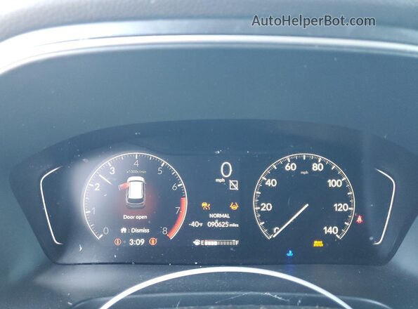 5FNYG1H56PB026246 2023 HONDA PILOT Black Vista del cuadro de instrumentos
