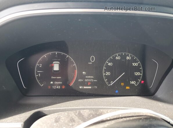 5FNYG1H71RB015532 2024 HONDA PILOT Blue Вид щитка приладів