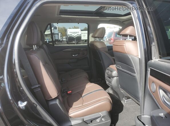5FNYG1H89PB050342 2023 HONDA PILOT Black Rear interior view