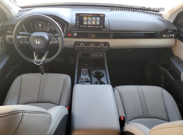 5FNYG2H4XPB005249 2023 HONDA PILOT Gray Widok deski rozdzielczej