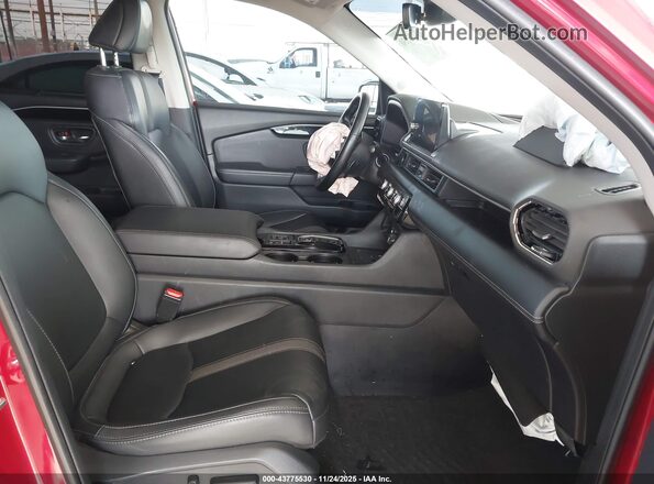5FNYG2H50PB015572 2023 HONDA PILOT Burgundy Vista interior delantera