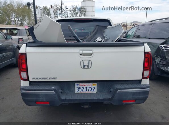 5FPYK2F11JB001404 2018 HONDA RIDGELINE White 
