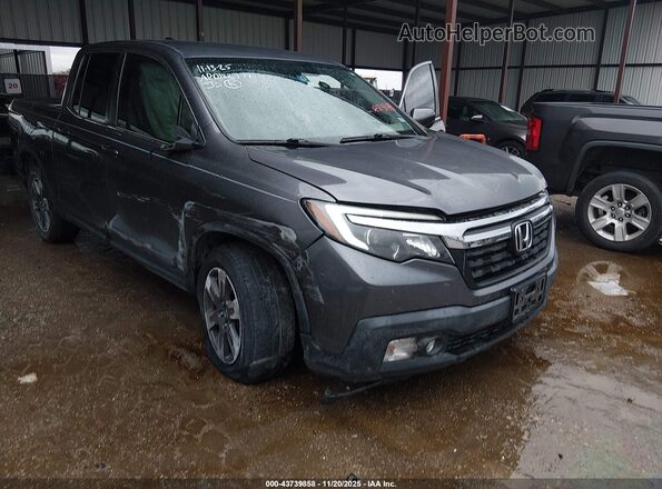 5FPYK2F6XJB002157 2018 HONDA RIDGELINE Gray Front view