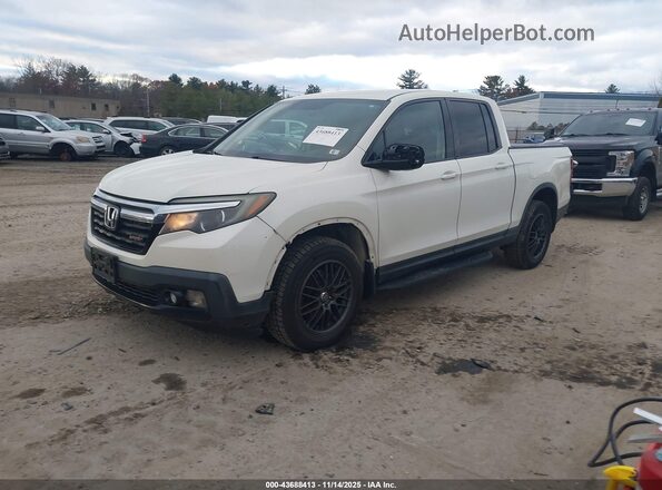 5FPYK3F10JB001934 2018 HONDA RIDGELINE White Przód lewy