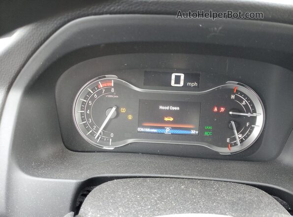 5FPYK3F10MB007284 2021 HONDA RIDGELINE Red Widok zestawu wskaźników