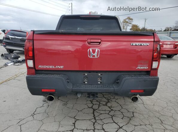 5FPYK3F10MB007284 2021 HONDA RIDGELINE Red Widok z tyłu